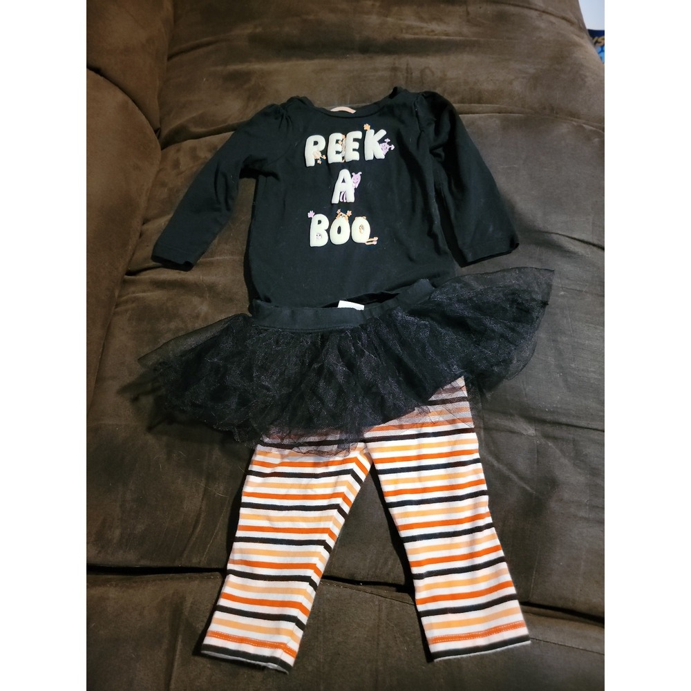 Gymboree peekaboo monster Halloween outfit‎ 6 12 months